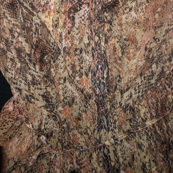 American Rag Sleeveless Tieback Button down blouse - Picture 6 of 7